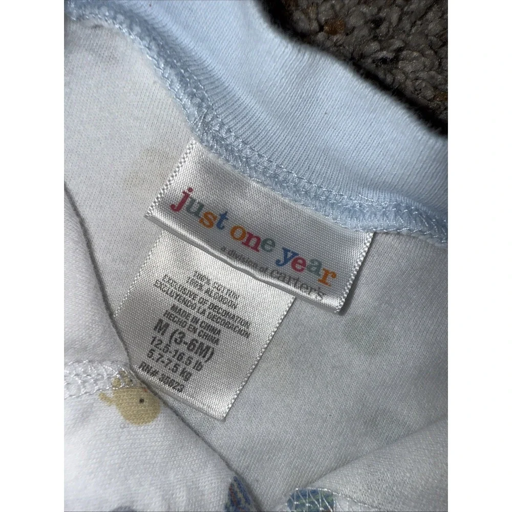 Carter's Just One Year Infant Easter Sleep & Play Sleeper 3-6‎ M Chick eggs Blue
